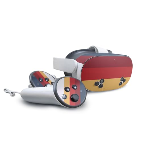 VR Skin Compatible with Meta Quest 3S - Vintage Lines - Premium 3M Vinyl Protec…