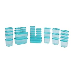 All Time Basic Plastic Container Set, 11-Pieces, Green