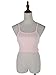 Anna-Kaci Thick Cable Rib Knit Crop Waist Inspired Soft Sleeveless T-Shirt Tank Top Cotton Vest,Pink,Small