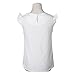 HOT Sale!Canserin Women Summer Sleeveless Loose Casual Shirt (XL, White)
