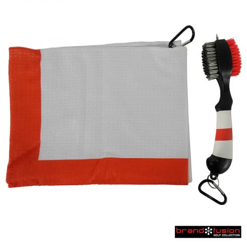 England Deluxe Golf Towel and Brush Set by Brand Fusion