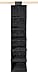 Hanging Sweater Organizer, 6 Shelves - Easily Organize and Maintain Your Sweaters Shape. Additional Six Side Pockets for Clothing Accessories. Attaches to Closet Rod with Heavy Duty Fastener. (Black)