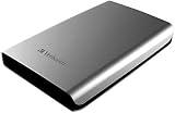 Verbatim Store n Go 500GB USB 3.0 Portable External Hard Drive Silver view 1