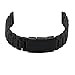 Zeiger 20mm Mens Watch Band Stainless Steel Metal Watch Band Interchangeable Replacement Black