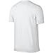 Nike Men's Legend 2.0 Short Sleeve Tee, White/Black/Black, Medium