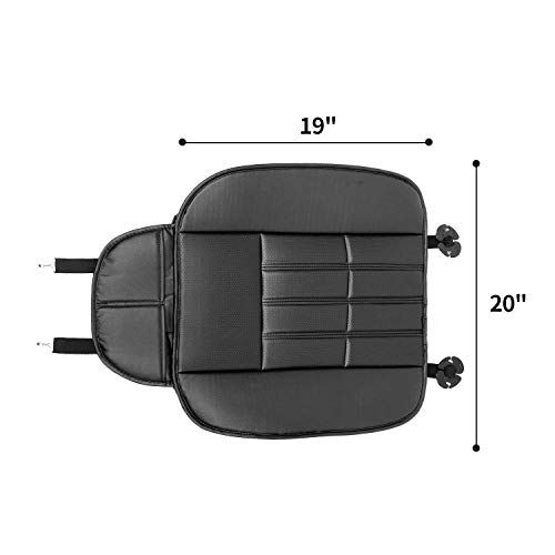 Car Front Seat Cushion Cover Edge Wrapping 2pc Breathable Pad Mat for Auto Supplies Memory Foam Seat Cushion