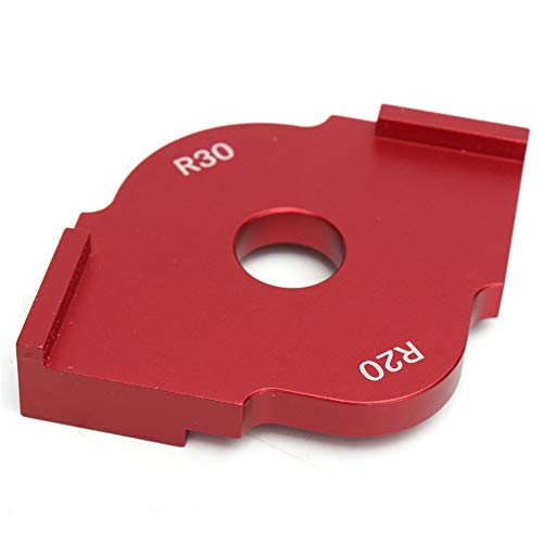 succeedtop Woodworking Corner Jig, Woodworking Radius Corner Routing Tool, Corner Radius Quick Jig, Cutting Needed Semicircle Angle Radian on Furniture, Tables, Bench, Corners, Edges, and More! (Red) - Thumbnail 6