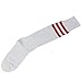 eYourlife2012 Unisex Athletic High Knee Stripes Sports Running Football Soccer Tube Socks Sock