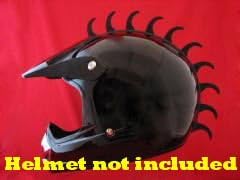 Talon Helmet Mohawks Dirtbike Rubber Peel and Stick 3m Dirtbikes Motorcycles Helmets Not Included