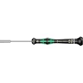 Wera 05118122001 Kraftform Micro 2069 Nutspinner Electronics Precision Screwdriver, 4.5mm Head, 60mm Blade Length
