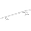 XXL LED spiegellamp badkamer armatuur 60cm chroom glanzend met 9W IP44 als opbouwlamp voor de badkamer kast in warm wit