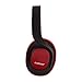 Ausdom M08 Wireless Bluetooth Stereo Headset And Noise Reduction With Mic,Extra Bass (Black Red)