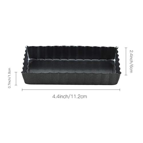 1 Tart+Pan+Removable+Bottom+Nonstick+Quiche+Pan+Quiche+Pan+Set+Square