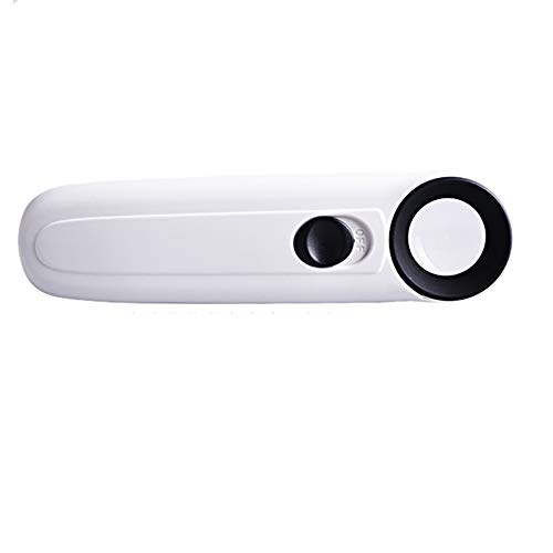 Jiu Si- Magnifying Glass - High-definition High-magnification Hand-held Magnifying Glass with Lamp Portable Jade Printing Stamp Antique Calligraphy and Painting Appreciation Diamond Jewelry Identifica
