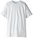 Hanes Size Men's Beefy Short Sleeve Tee Value Pack (2-Pack), White, Large/Tall