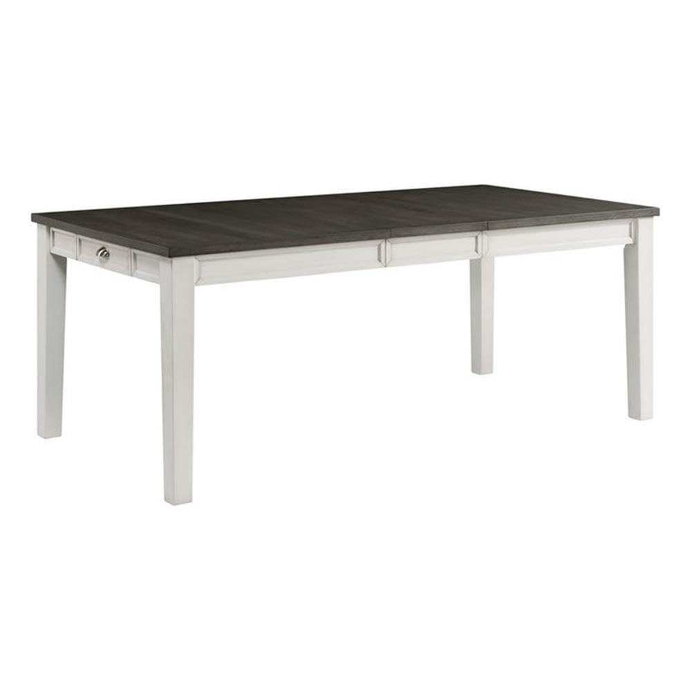 Photo 1 of (2 boxes) Picket House Furnishings Jamison Dining Table with Storage in White