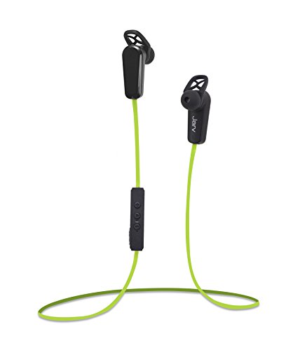 Jarv Nmotion PRO Sport Wireless Running Headphones with Stereo 4.0 Bluetooth Earbuds and Built in Microphone - Green