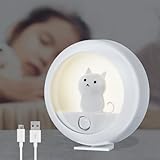 Veilleuse Enfant LED - Lampe Nuit Enfant Rechargeable USB, Veilleuse Bébé avec D