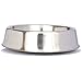 Iconic Pet Stainless Steel Non Skid Pet Bowl for Dog or Cat with Raised Rim Dishwasher Safe Pet Food and Water Bowl in Varying Sizes (8 Oz)