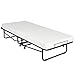 Best Choice Products XL Twin Folding Rollaway Guest Bed With Memory Foam Mattress, Twin XL Size