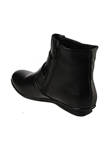 bruno manetti women synthetic leather black boots