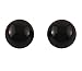 Ben Wa Balls 2-pcs Set, Undrilled, 1.38' Diameter, Black Obsidian Gemstone, to Train and Strengthen Pelvic Floor Muscles