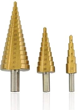 Digital Craft Hss Titanium Coated Cone Metal Step Drill Bits Power Tool