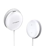 Koogeek Smart Massager, Rechargeable Wireless Electrical Relax Muscles Fatigue & Pain Relief 4 Modes 10 Levels Self-Adhesive Pad Compatible with iOS & Android Devices Portable White