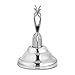 Alpine Harp Style Place Card Holder - Table Card Holder - Tabletop Menu Holder - Table Number Holder -Great for Restaurants, Weddings Banquets - Silver (24 Pack)