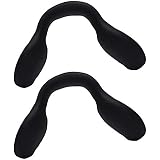 MYCOURAG Euro Fit-Standard 2 Pairs Replacement Nose Pads Nose Pieces for Oakley Crossrange/Split Shot(Time) Sunglasses - Black