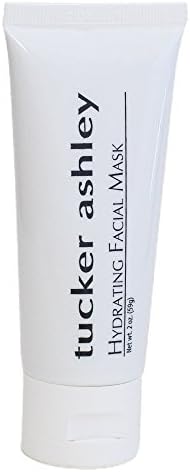 tucker ashley Hydrating Facial Mask, Hydrating and Toning Skin Mask, Stimulates Collagen, Elastin, Hyaluronic Acid for Deep Hydration, 2oz
