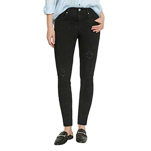 Buffalo David Bitton Women’s Jess Rip & Repair Jeans – Stretch Skinny Denim With Edge Details - View #4