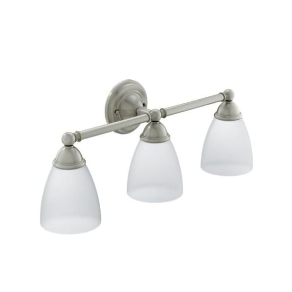 Moen Brantford Bath Light Replacement Globe - Frosted Glass, Fits Moen Bathroom Lighting Fixtures