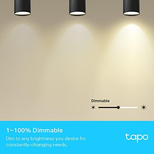 L630(4-Pack) smarte WLAN Glühbirne GU10, Energie sparen, 3,7 W Entspricht 50W, dimmbare Lampe, kompatibel mit Alexa,Google Assistant, Mehrfarbrige