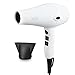 VAV 1875W Long Lasting DC Motor Lightweight Design Negative Ions Hair Blow Dryer 2 Speed And 3 Heat Settings Cool Shot With Concentrator Nozzle US Plug(White)