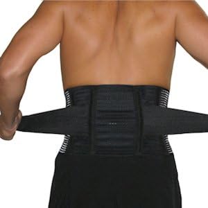 Tri-Adjustable Back Support with Stabilizers Size: Large / X-Large