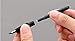 KACO EDGE Matte Black Fountain Pen, Schmidt Extra Fine Nib Gift Pen with Converter, Ink Cartridges Gift Box Set