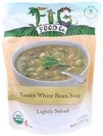 Fig Food Company Organic Soup Lightly Salted Tuscan White Bean -- 14.5 oz