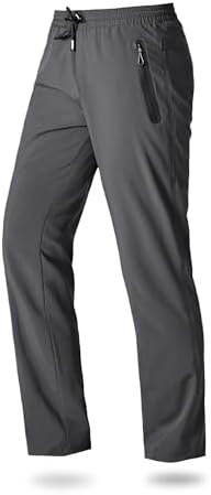 ZeroXposur Mens Stretch Hiking Travel Pants with Side Zipper