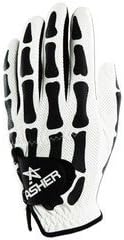 Asher Gloves WD1-MR-XL Cooltech Deathgrip - White Lefty X Large - Pack of 2