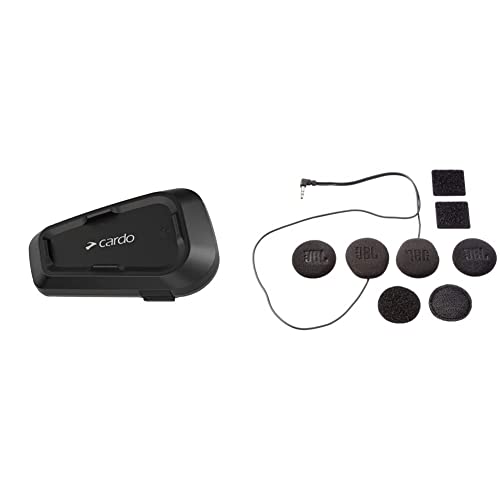 Cardo Spirit HD Motorcycle Bluetooth Communication Headset Black