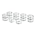 IKEA GLIMMA Glass Tealight Holders - 12 pack