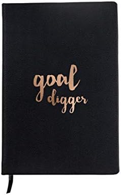 The Art People Goal Digger Journal With Elastic Band| Diary| Notebook| For Office & College Notes| Draw| Personal Quotes & Poetry