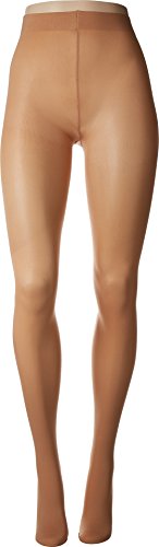 BLOCH Women's Ladies contoursoft Footed Tights, Tan, Small/Medium (Brown) - Thumbnail 3