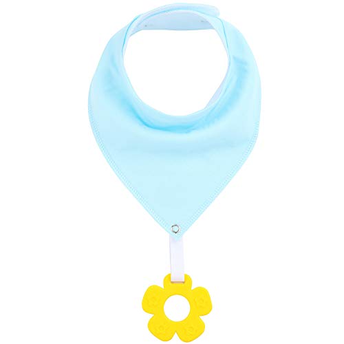 Baby Bandana Drool Bibs Unisex for Teething and Drooling - 6 Pack Super Soft Absorbent Cotton Bibs,Teething Toys Set Toddler Baby Shower Gift for Boys & Girls - Thumbnail 7