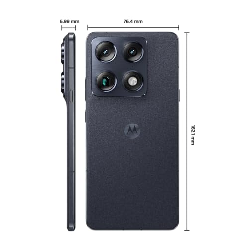 Smartphone Motorola Signature 5G - 512GB 24GB (12GB RAM + 12GB RAM Boost), 3 cameras 50MP Sony Lytia e Zoom 100x, Tela 1.5K extreme Amoled 165hz - Preto