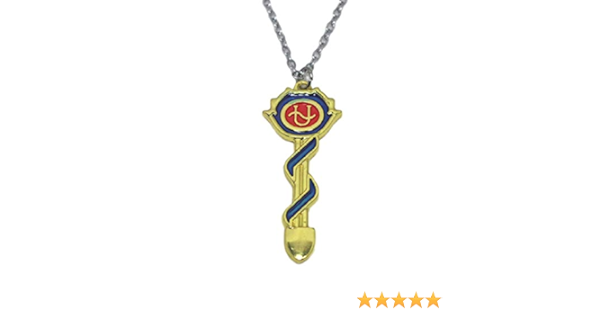 Gk O Anime Fairy Tail Ophiuchus Infinite Clock Key Necklace Metal Pendant Cosplay Costume Ophiuchus Amazon Sg Fashion