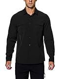 Unitop Men’s Hiking Shirt Roll-Up Long Sleeve Fishing Shirt