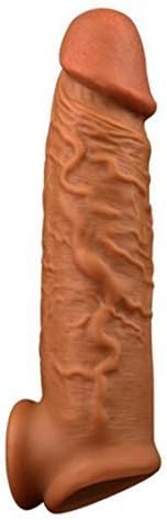 Textured Thick Shaft Sleeve Sheath Extension Girth Enhancer Enlarger