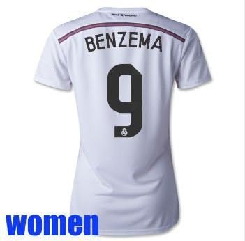 Amazon Co Jp 14 15レアル マドリードジャージ女性ピンクサッカータイの品質の女性のロナウドbale Jamesクロースシャツ Benzema 9 S 家電 カメラ